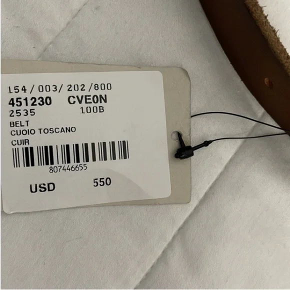 New Gucci Brown Leather Belt with silver Tiger Head Buckle - Picture 8 of 11